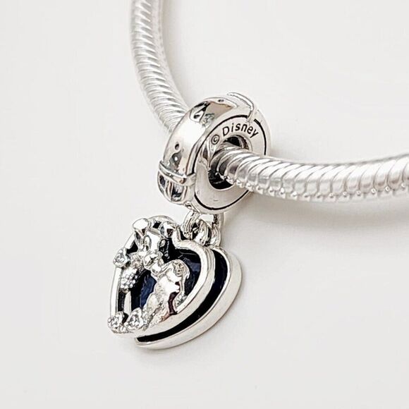 Pandora Disney Lady and the Tramp Heart Charm - Picture 3 of 5